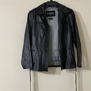 Wilsons Leather Black Jacket